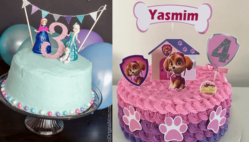 bolo da frozen - bolo patrulha canina - festa de aniversário infantil
