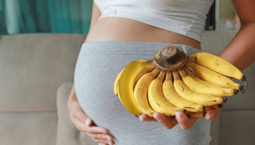 banana na gravidez