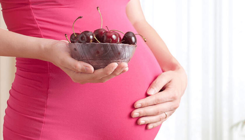 dicas saudaveis cerejas na gravidez