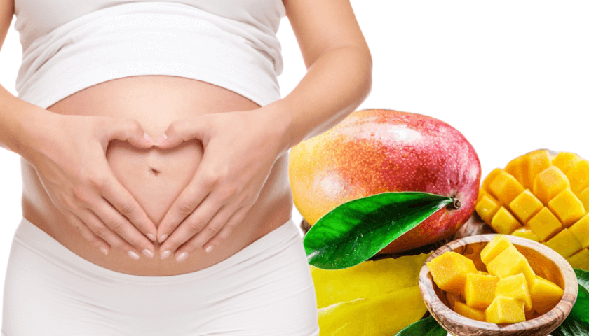 beneficios da manga na gravidez