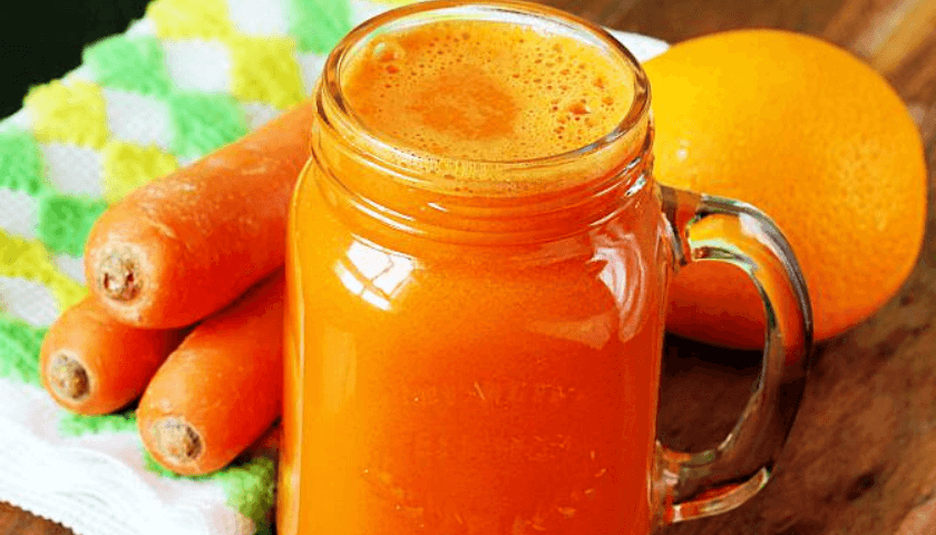 Suco de Cenoura com laranja