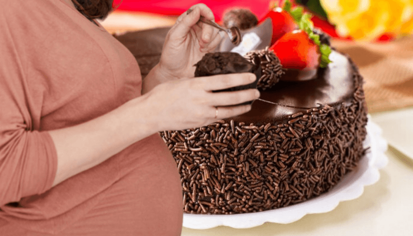 chocolate na gravidez 