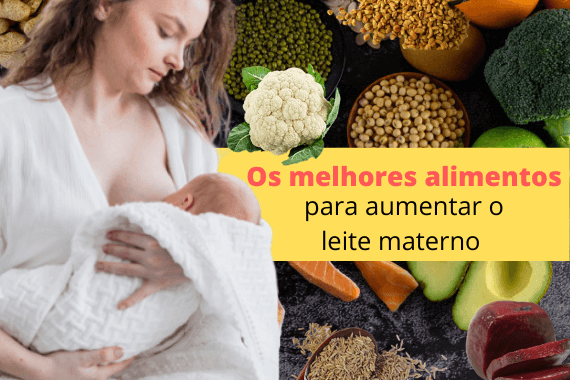 Alimentos para aumentar o leite materno