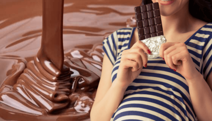 chocolate na gravidez