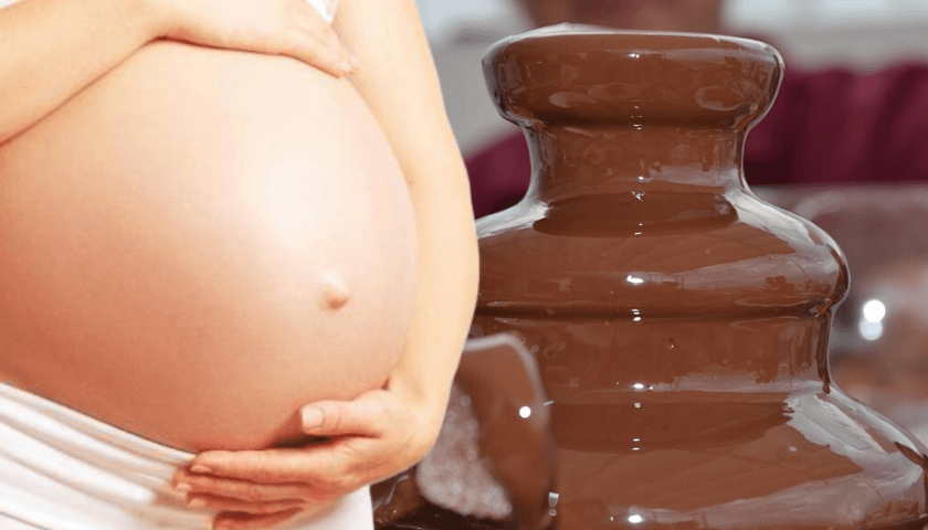comer chocolate na gravidez